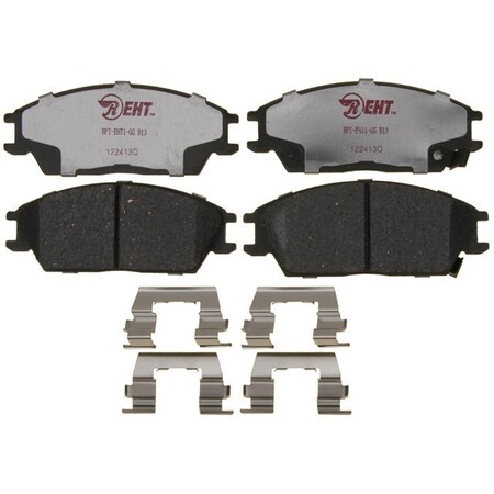 R/M Brakes BRAKE PADS OEM OE Replacement Hybrid Technology Includes Mounting Hardware EHT440H